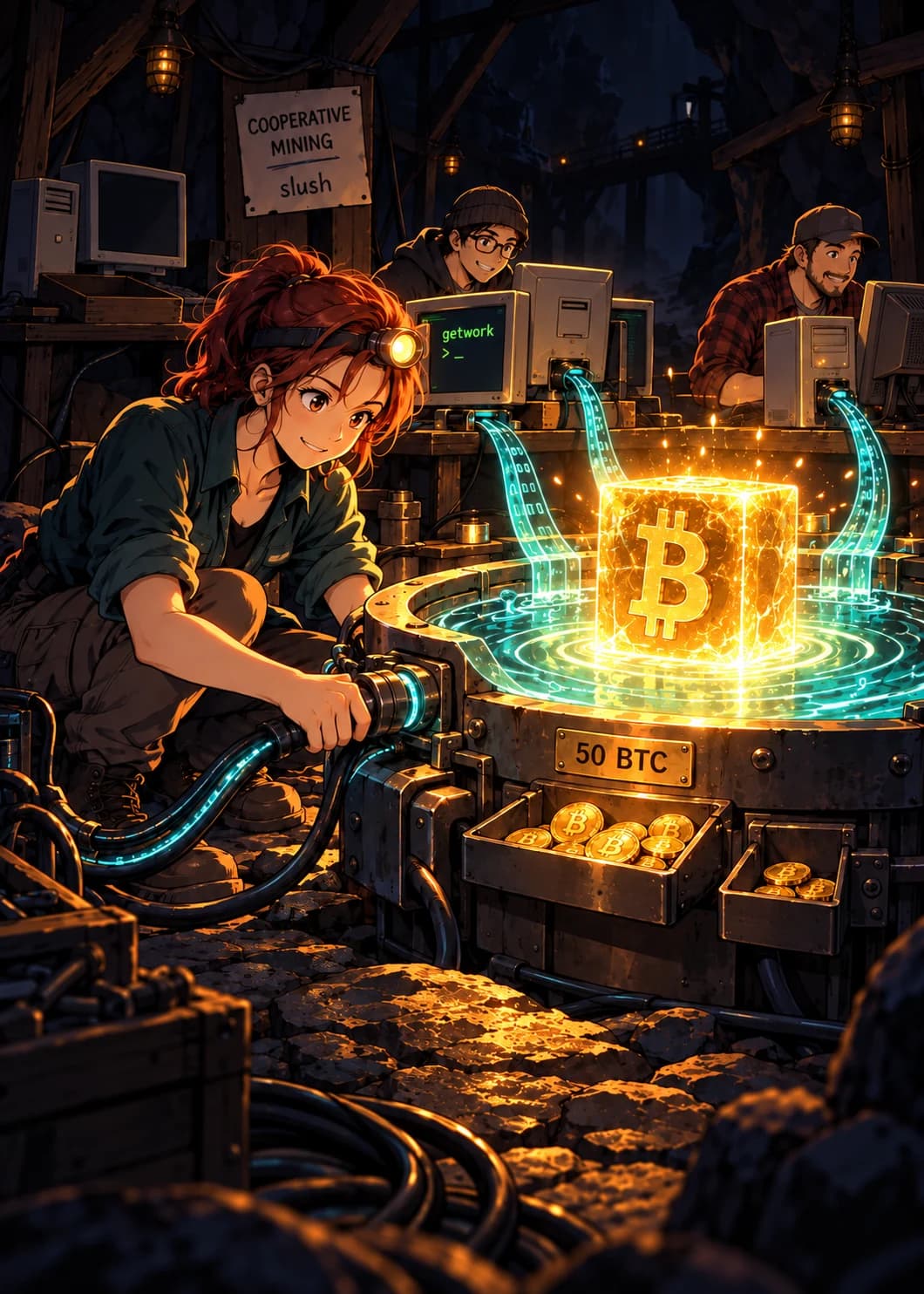 Complete approved illustration for Slush Pool