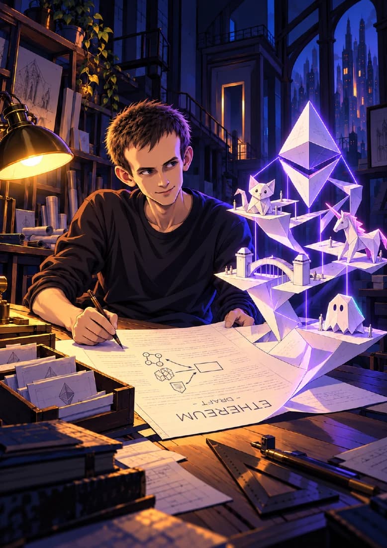 Ethereum Whitepaper companion book page 1, full artwork