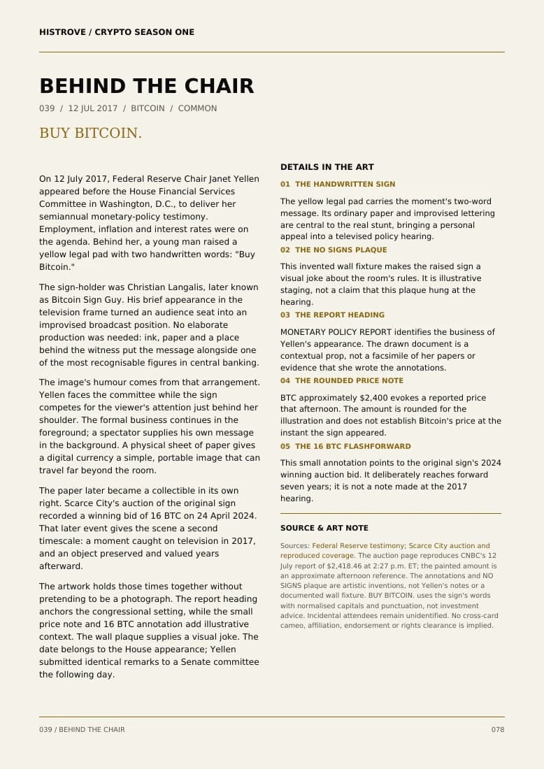 Behind The Chair companion book page 2, history and details