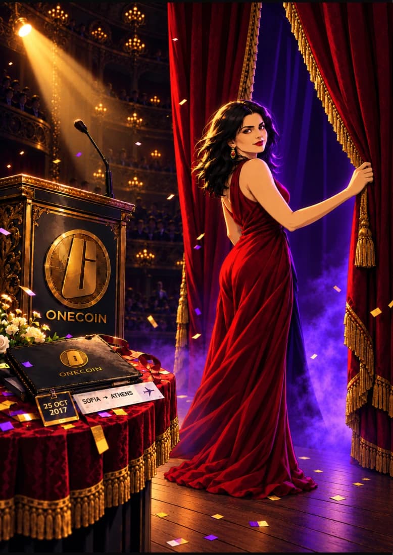 The Missing Cryptoqueen companion book page 1, full artwork