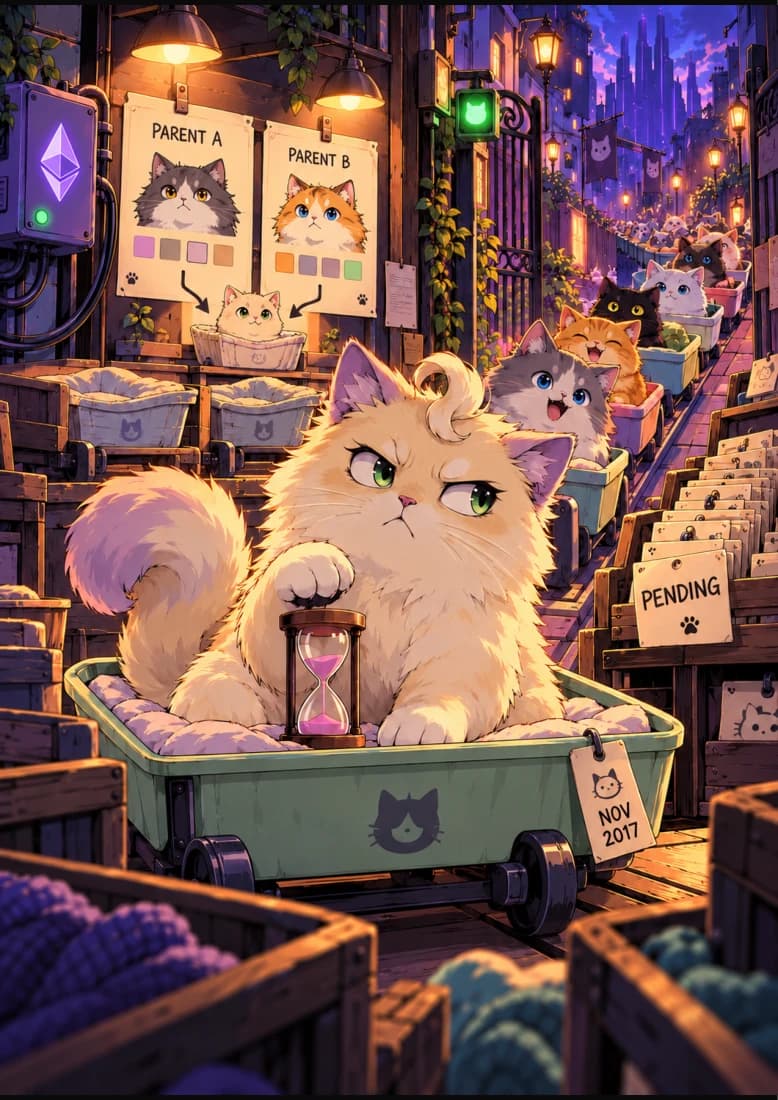 CryptoKitties companion book page 1, full artwork