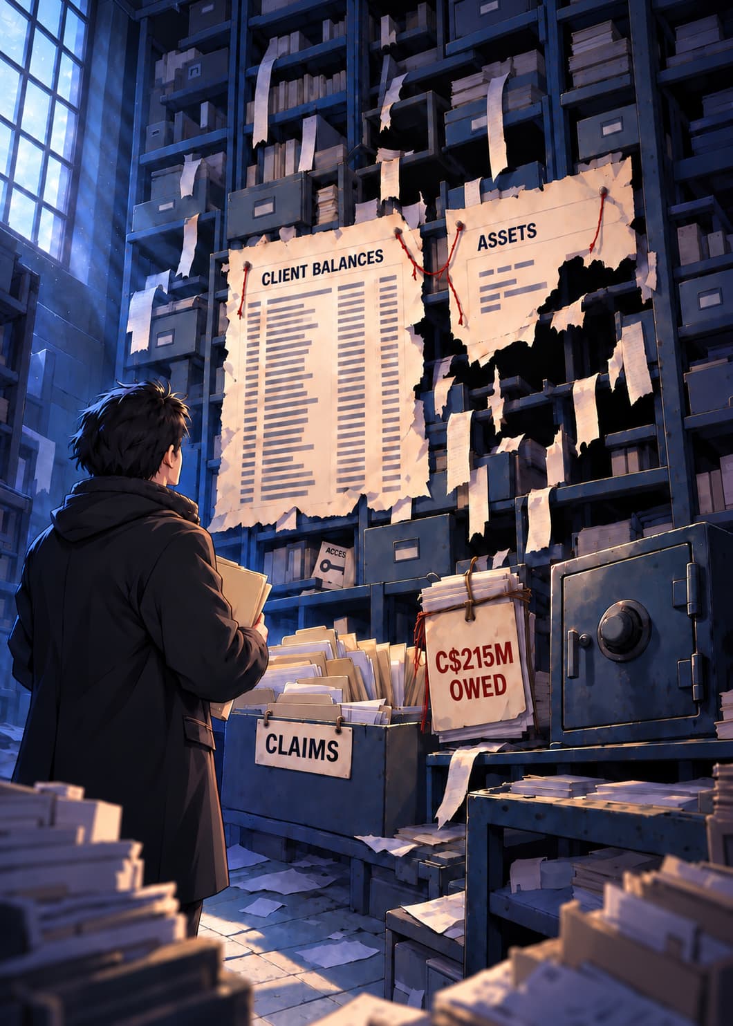 Complete approved illustration for QuadrigaCX