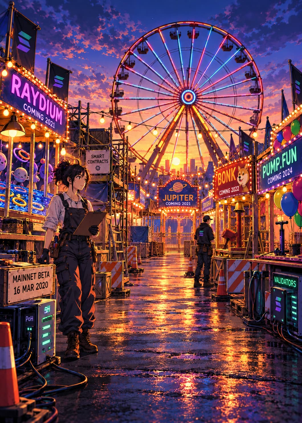 Full illustration for Solana Mainnet Beta
