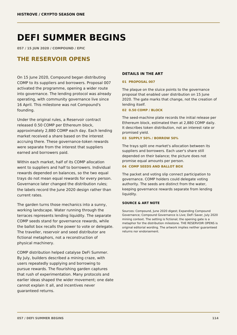 Defi Summer Begins companion book page 2, history and details