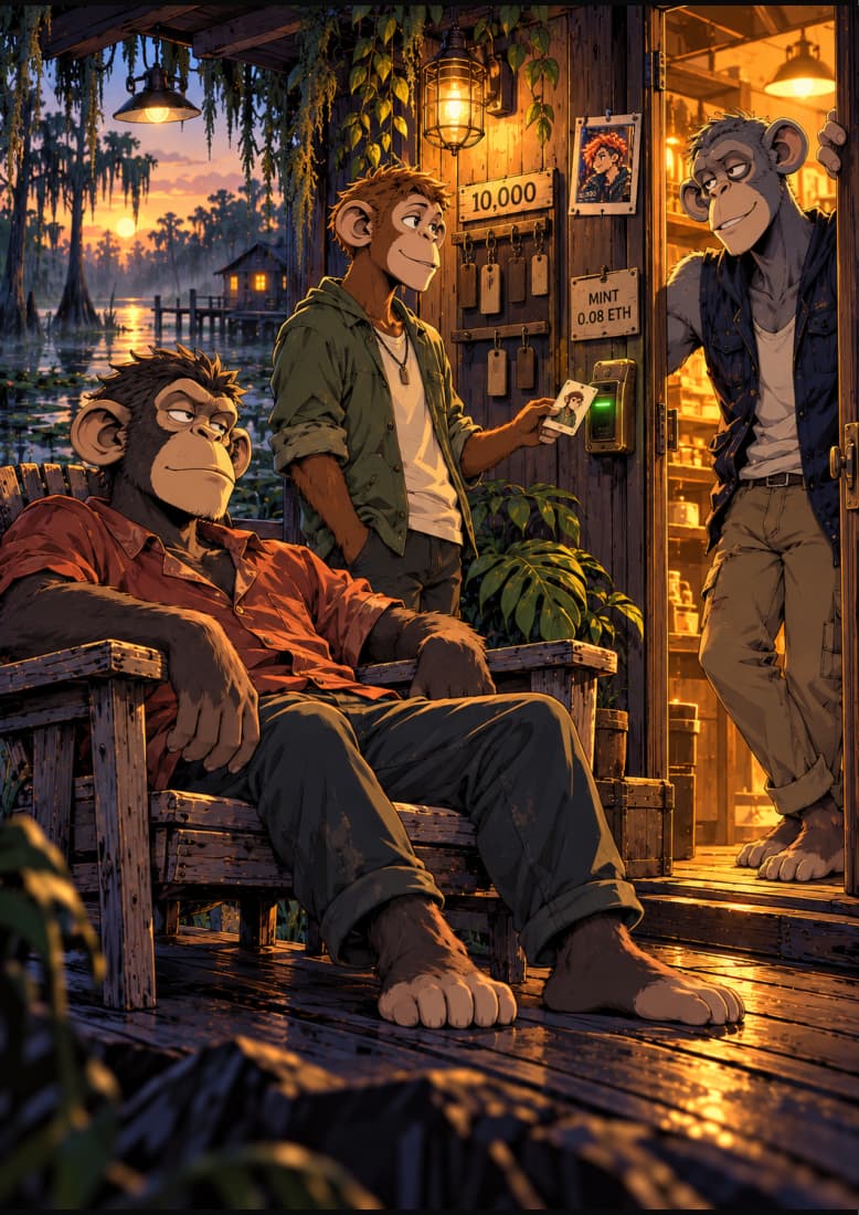 Bored Ape Yacht Club companion book page 1, full artwork