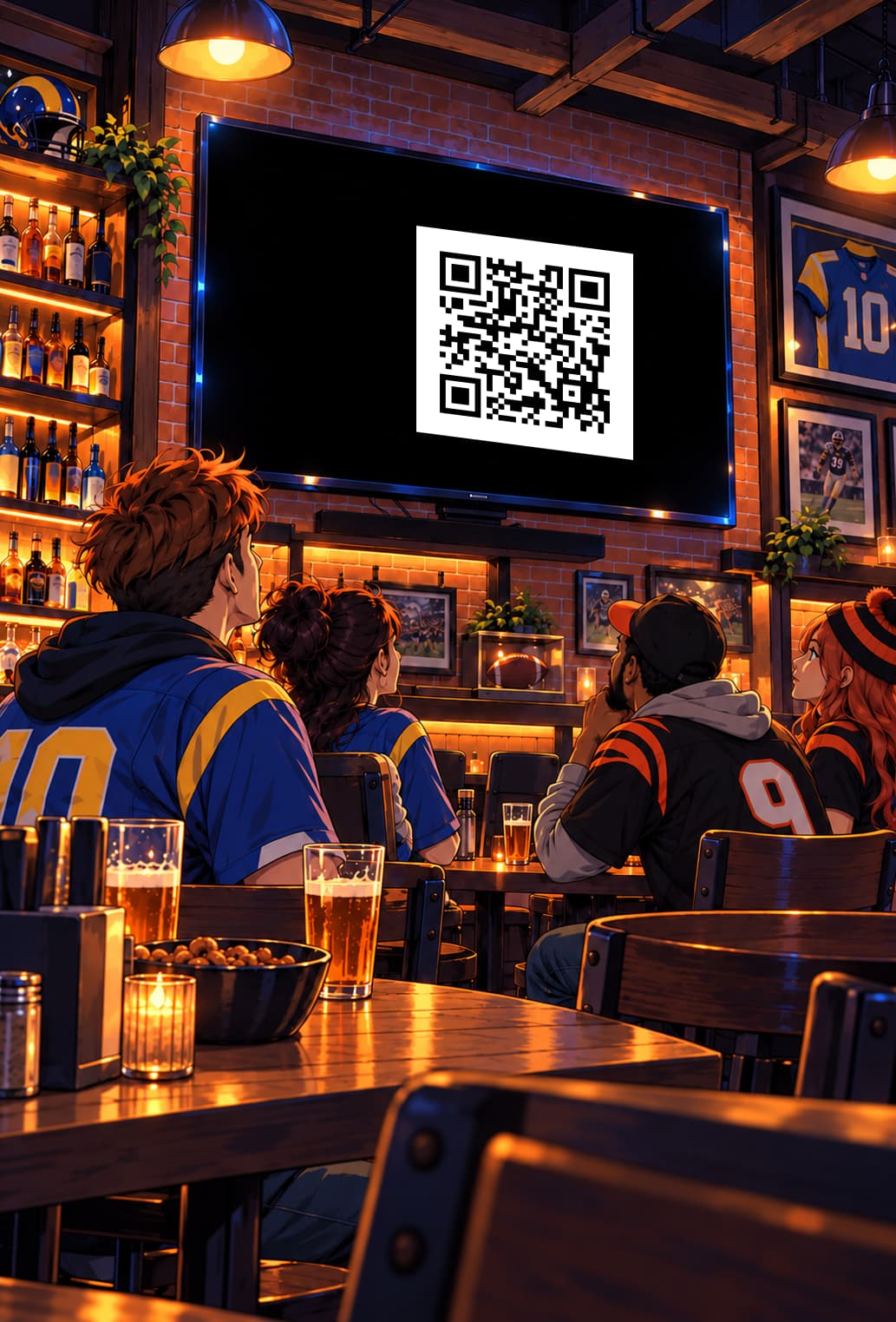 Complete approved illustration for The Bouncing Qr