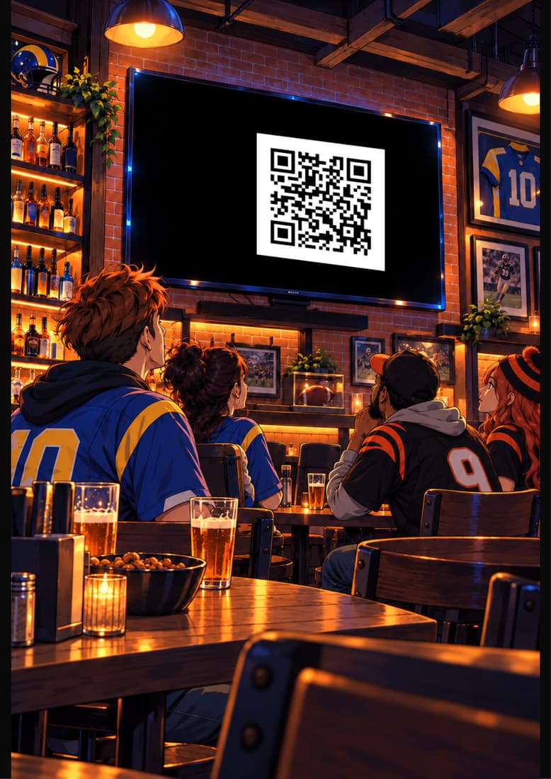 The Bouncing Qr companion book page 1, full artwork
