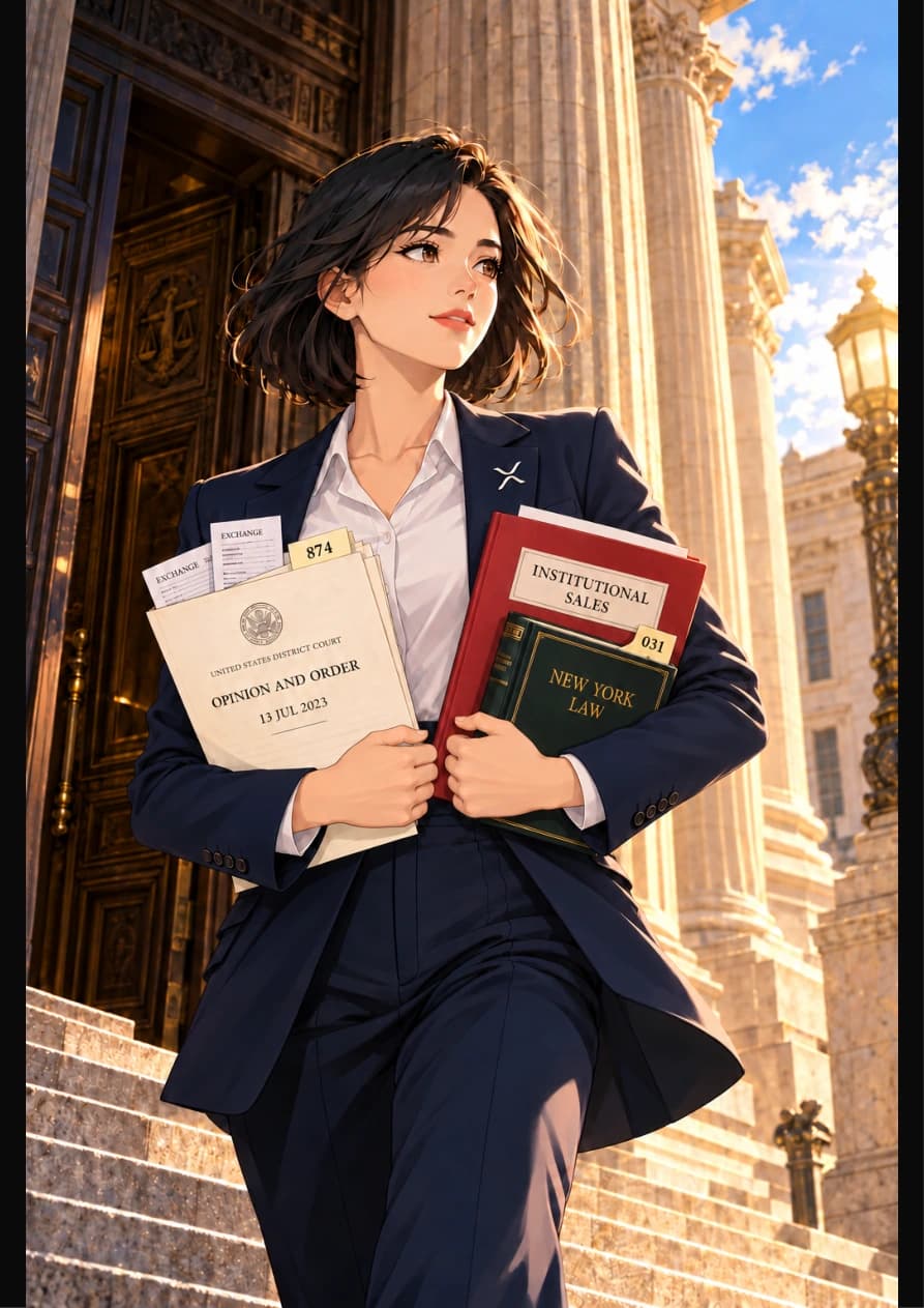 The Xrp Ruling companion book page 1, full artwork