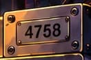 4758 plate above the machine window