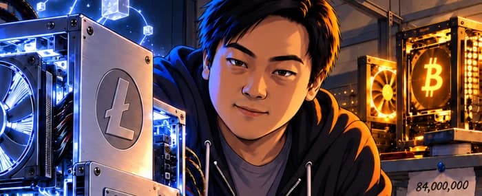 Silver Litecoin machine and gold Bitcoin machine