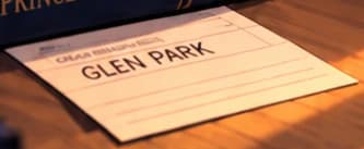 Glen Park borrowing slip on the table