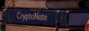 CryptoNote book on the stall shelf