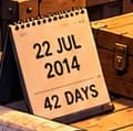 22 JUL 2014 and 42 DAYS on the sale calendar