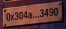 0x304a…3490 plate abbreviating the child DAO receiver address from the contemporary alert