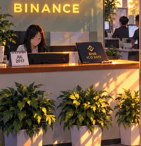 THE MODEST RECEPTION. The glass doorway, counter, wall sign and plants draw on office-tour footage. This environmental detail recalls the startup’s small beginnings; the footage’s exact recording date and address are unverified.