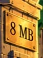 THE 8 MB PLAQUE. This refers to Bitcoin Cash’s initial block-size limit in August 2017, not its present limit, a transaction count or a guarantee of speed.