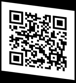 THE DIGITAL QR. The television code recalls the advert's invitation to scan. This artwork uses HISTROVE's public digital destination, /scan/076/, rather than Coinbase's original signup page. It is an interpretive replacement, not a reproduction of the historical code.