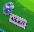 420.69T supply tag. The tag abbreviates the project's stated 420.69 trillion token supply. It is not a price or market value.