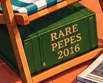 RARE PEPES 2016. The binder links back to the earlier Counterparty collectible culture, without equating those assets with the 2023 token.