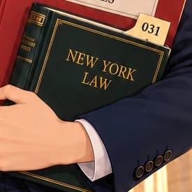 NEW YORK LAW / 031. The green book is a thematic link to card 031, BitLicense. Its tab is a collection number, not a docket citation or the legal basis of this ruling.