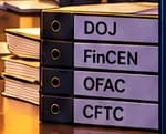 The company binders. DOJ, FinCEN, OFAC and CFTC represent coordinated enforcement with distinct responsibilities. The binders belong to the company side of the story; overlapping settlement amounts should not be added together.