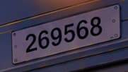 The activation plaque. 269568 above the doorway is the epoch at which Dencun activated on 13 March 2024. The complete number is visible in the full artwork; the card logo partly covers it.