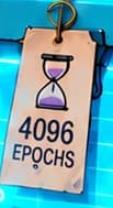 The hourglass tag. 4096 EPOCHS points to the minimum blob-sidecar serving window, about 18 days. It does not mean every copy must be deleted at that exact moment.