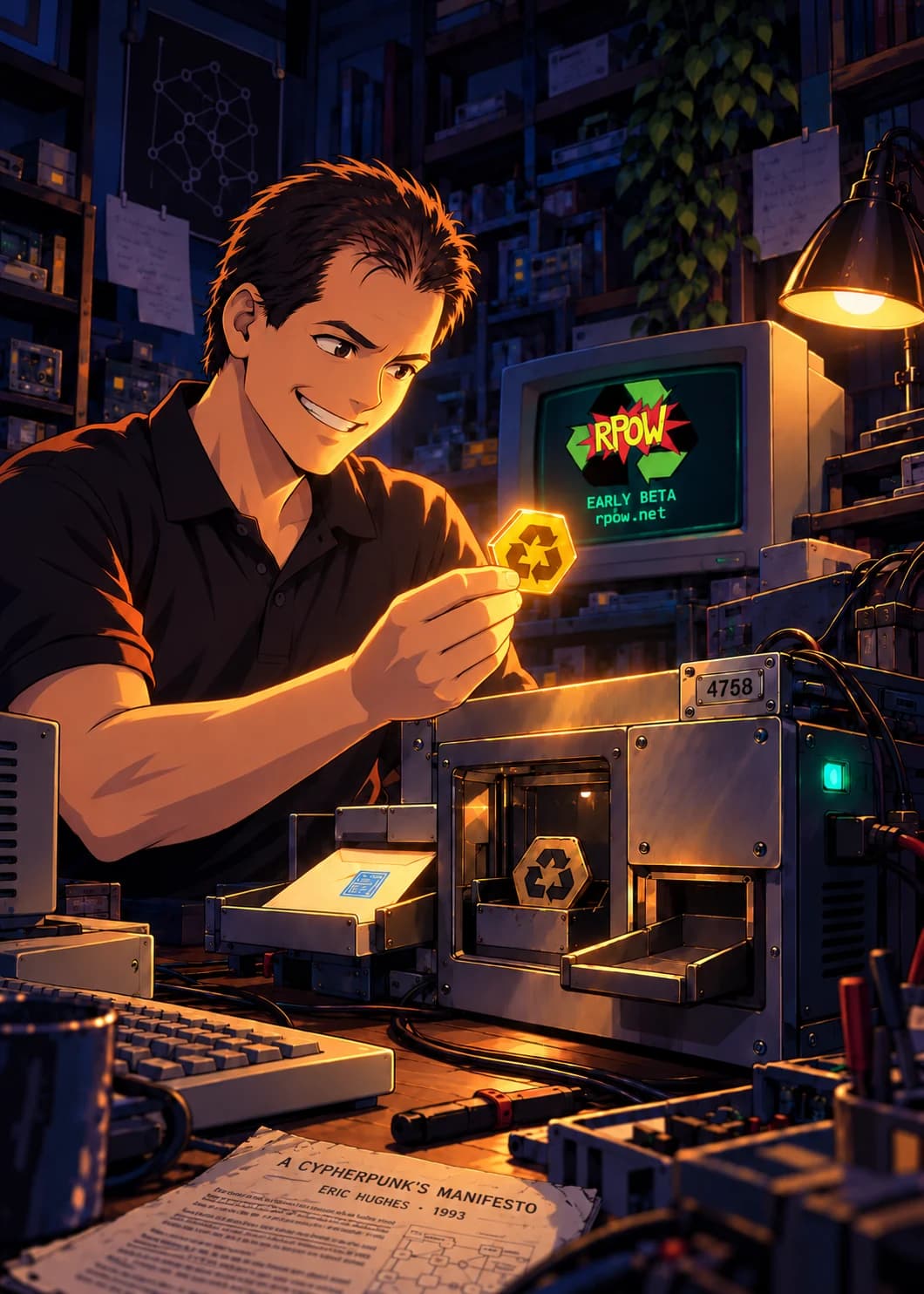 Complete approved illustration for RPOW — Reusable Proof Of Work
