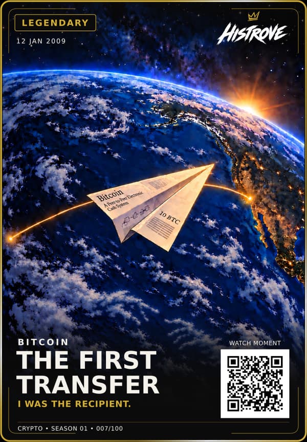 The First Transfer collectible card