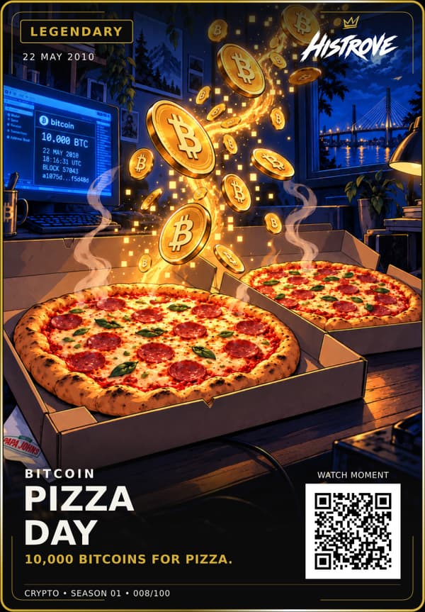Pizza Day collectible card