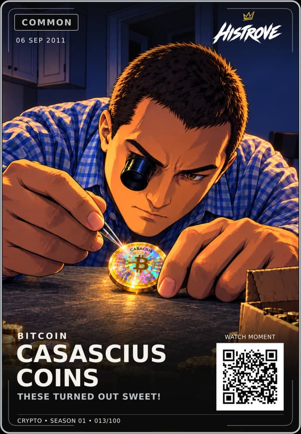 Casascius Coins collectible card