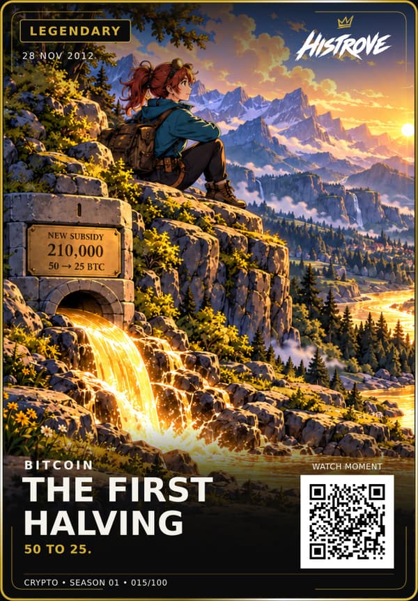 The First Halving collectible card