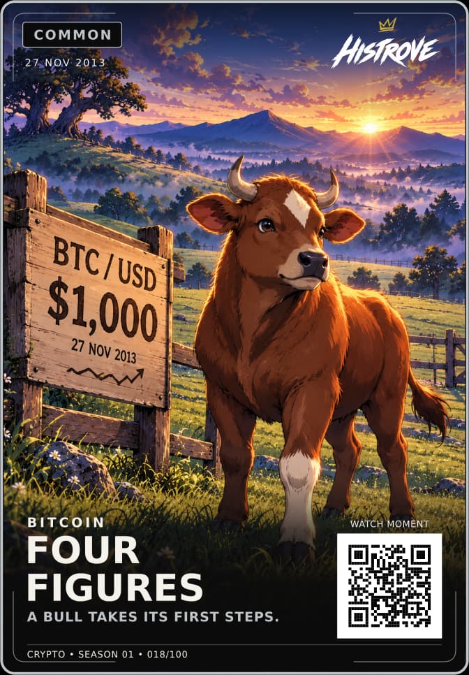 Four Figures collectible card