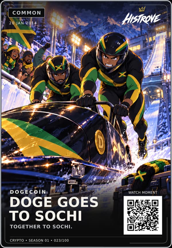 Doge Goes To Sochi collectible card