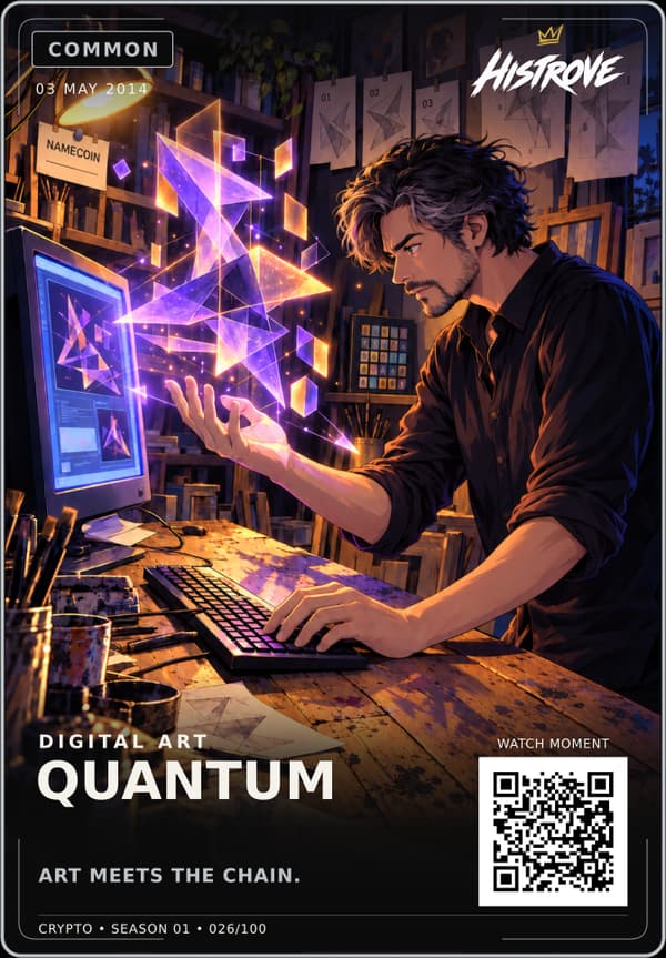 Quantum collectible card