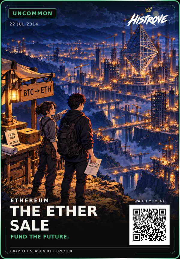 The Ether Sale collectible card