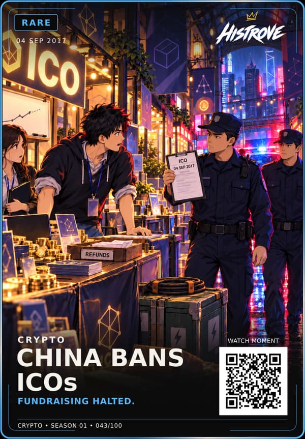 China Bans Icos collectible card