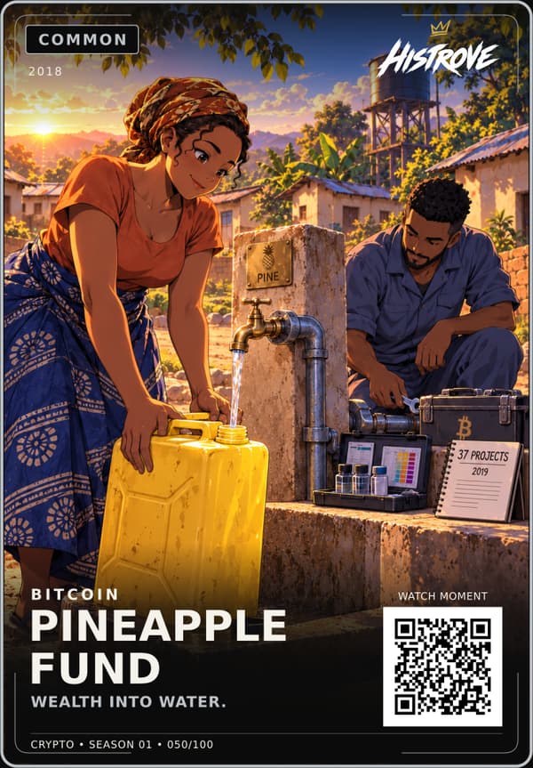 The Pineapple Fund collectible card