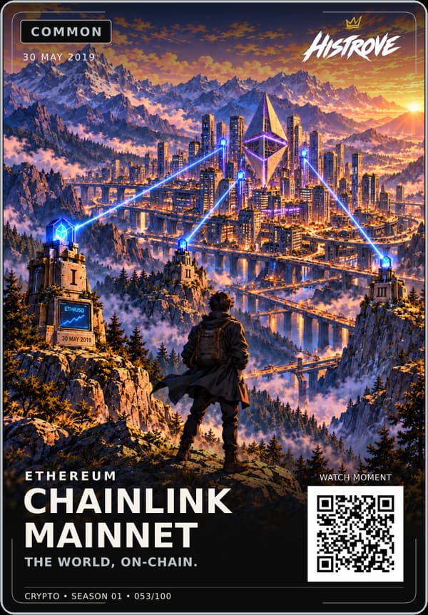 Chainlink Mainnet collectible card