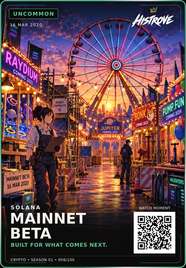 Solana Mainnet Beta collectible card