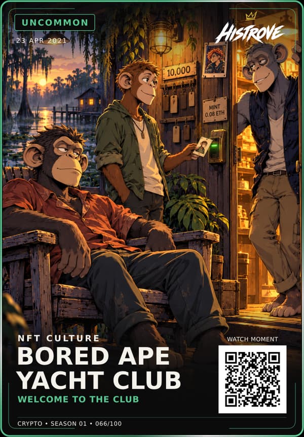 Bored Ape Yacht Club collectible card