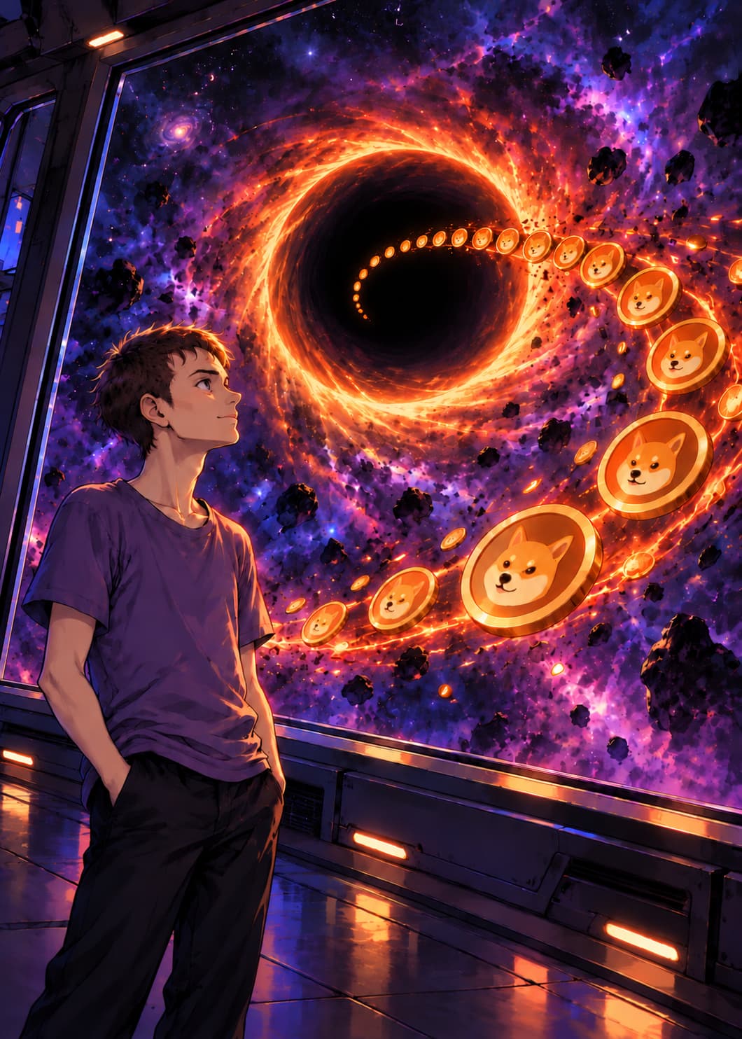 Complete approved illustration for The Shib Burn