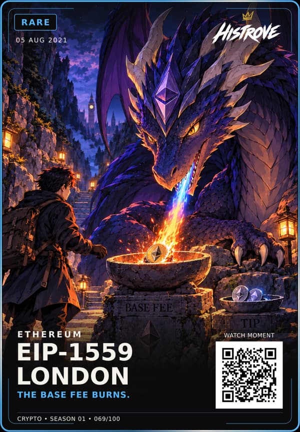 Eip-1559 London collectible card