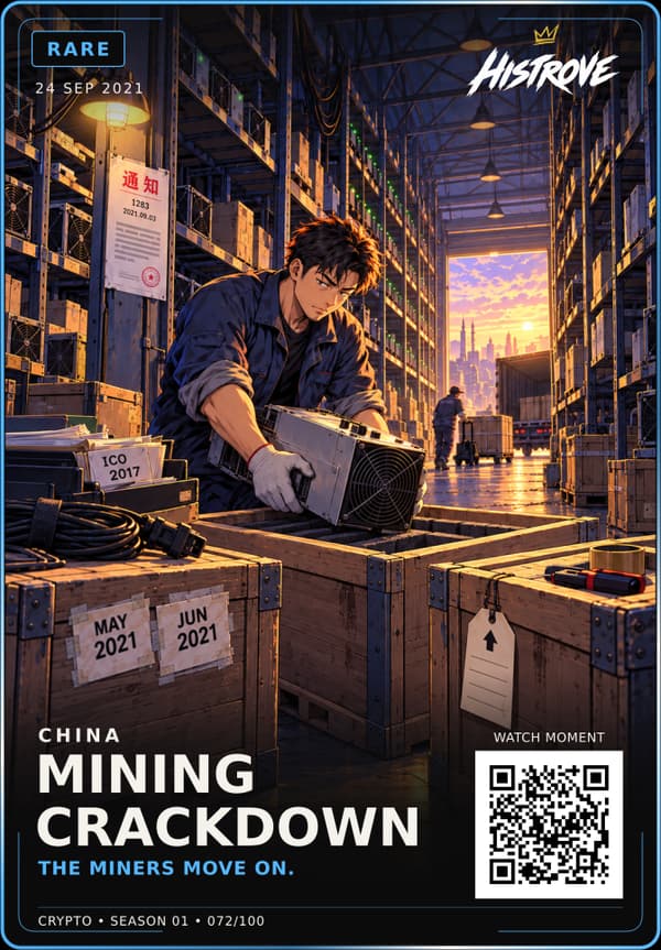 Mining Crackdown collectible card