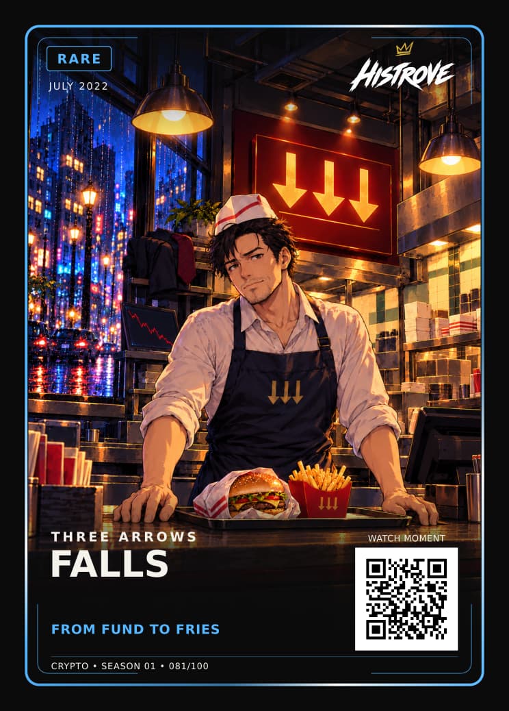 Three Arrows Falls collectible card