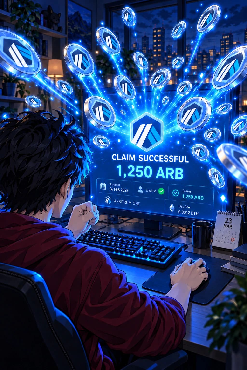 Complete approved illustration for The Airdrop