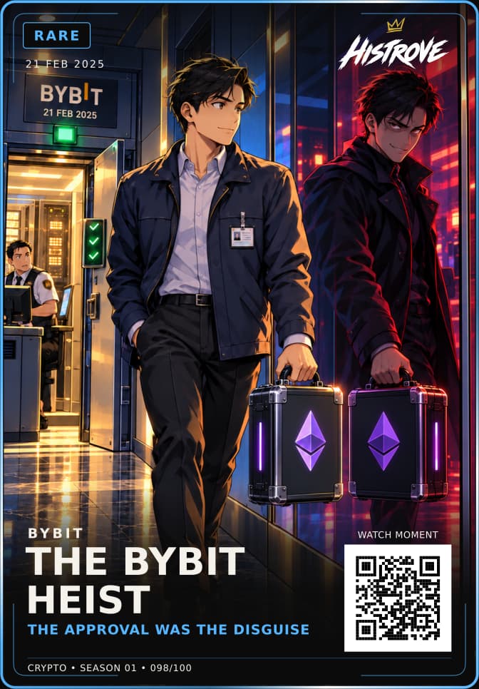 The Bybit Heist collectible card